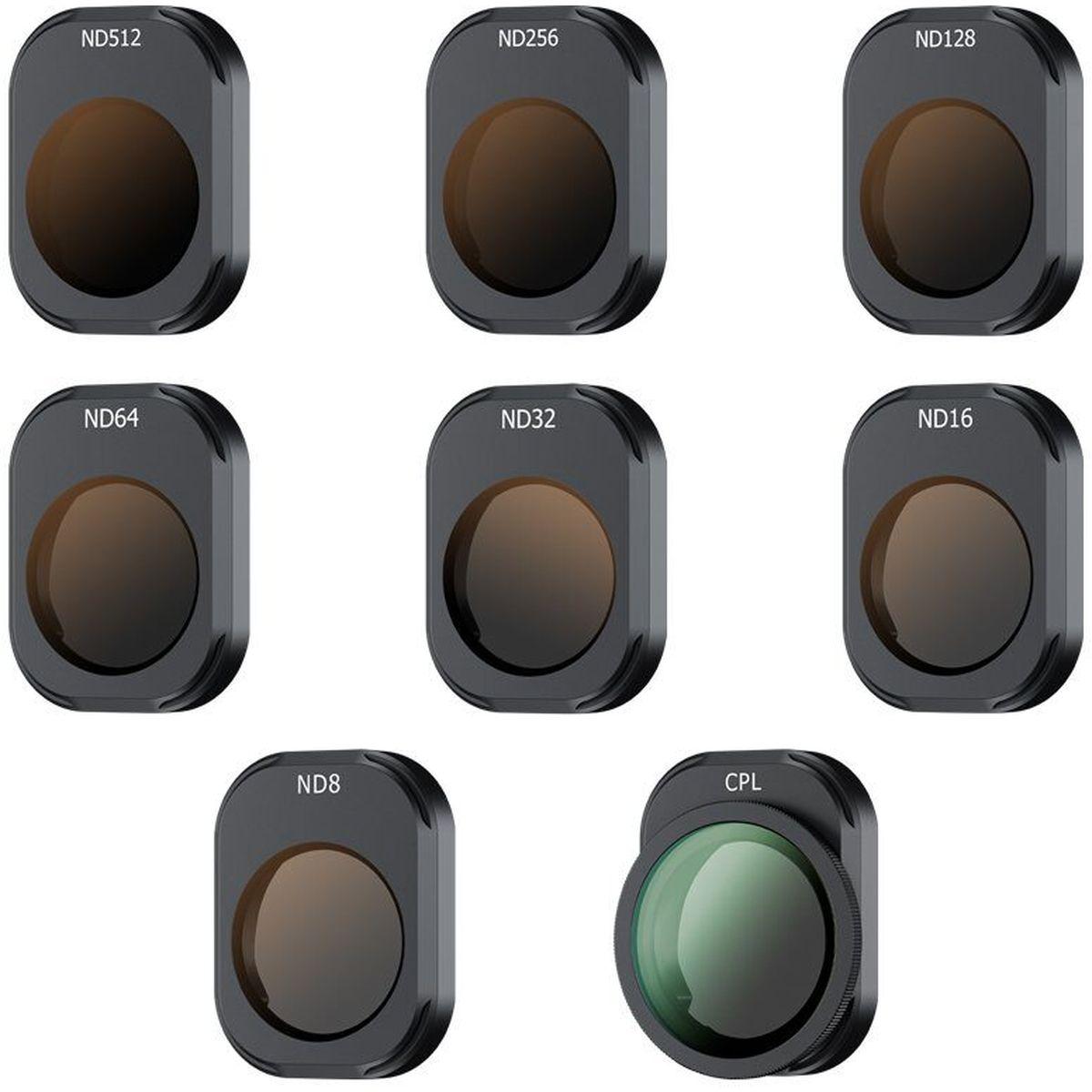 JJC F DM4PK8 Set di filtri per DJI Mini 4 Pro (Filtri per droni, DJI Mini 4 Pro), Accessori per droni