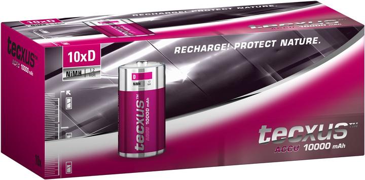 Image du produit Tecxus D Mono/HR20 - 10000 mAh (10 pcs, D, 10000 mAh)