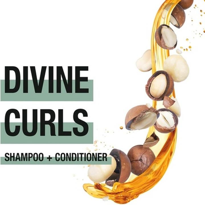 Image du produit Inoar Kit de soins capillaires Divine Curls Shampooing et après-shampooing 250ml (250 ml, Shampoing liquide)