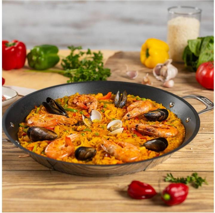 Immagine prodotto Kuhn Rikon Padella per paella universale (36 cm, Padella per friggere, Acciaio inossidabile)
