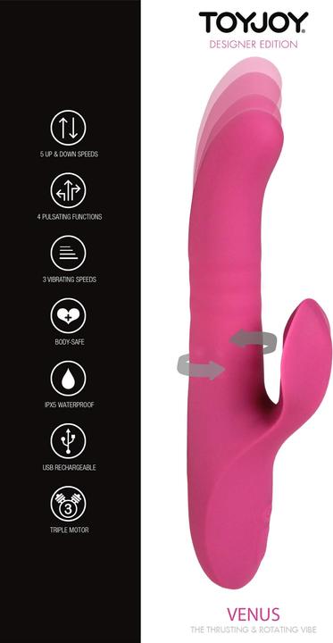 Produktbild ToyJoy Venus Thrusting-Rotating Vibe