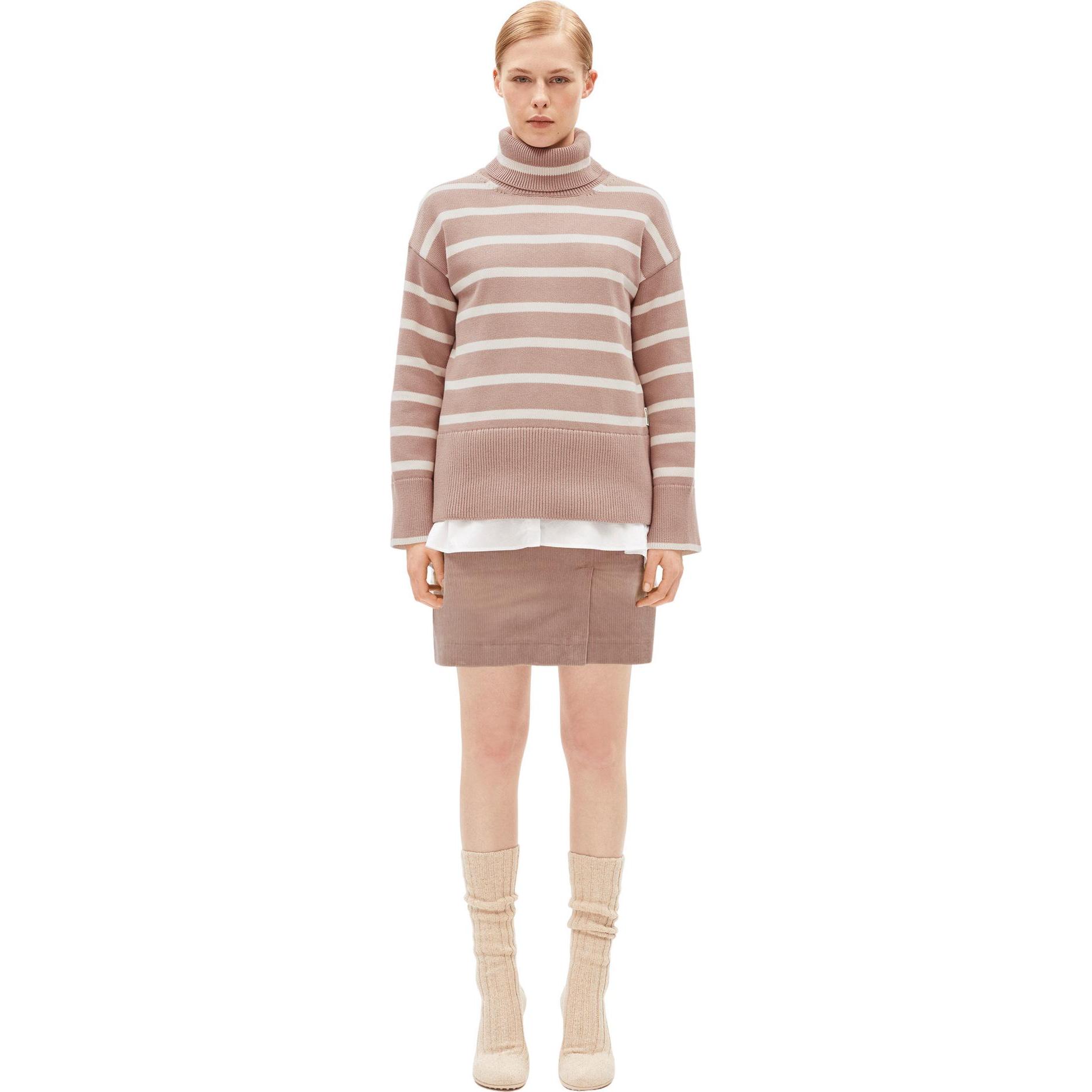 Thumbnail - Armedangels, Damen, Pullover, damenpulli chanaa stripes, Braun, (XL)