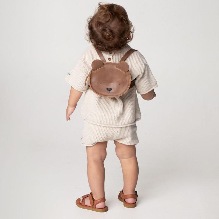 Produktbild Donsje Kapi Classic Rucksack Bär - Cognac Classic Leder