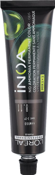 Actual product image L'Oréal Paris L'Oreal Inoa Coloration D'Oxydation Ammonia Free (8,11 Light blonde Deep ash)