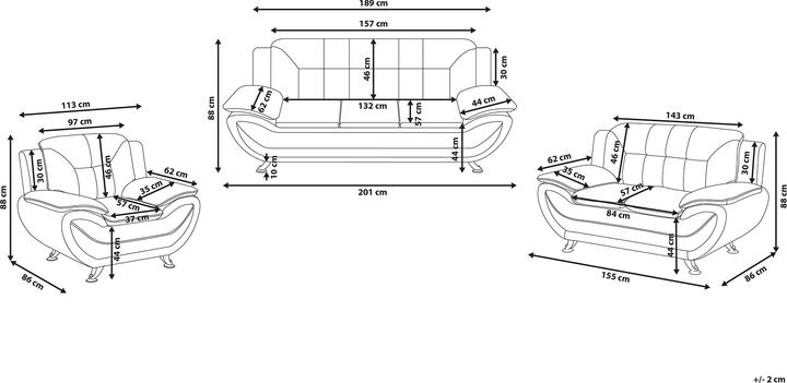 Produktbild Beliani Leira