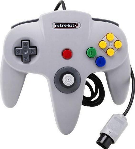 Image du produit Default N64 Classic Controller Grey Retro-Bit
