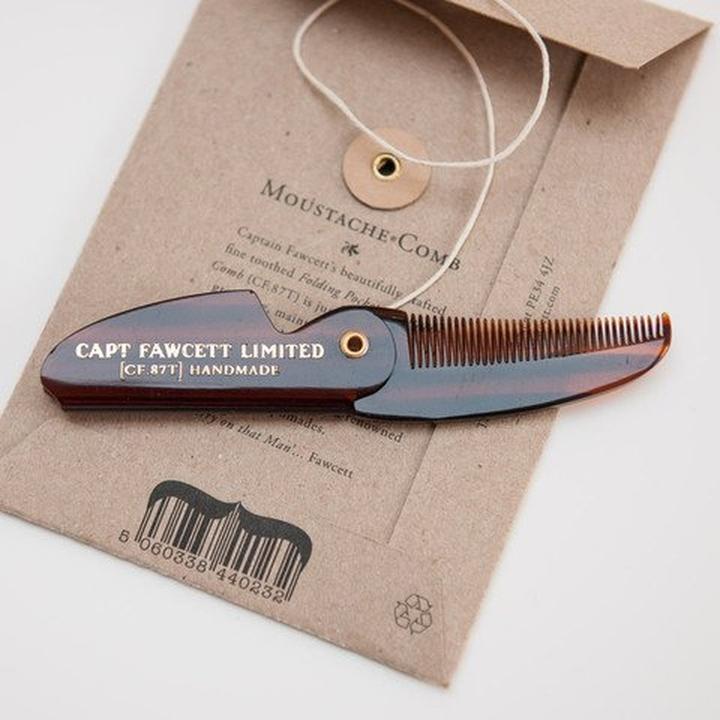 Produktbild Captain Fawcett Folding Pocket Moustache Comb