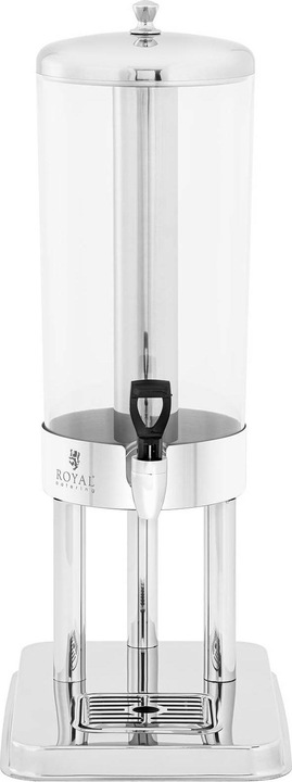 Actual product image Royal Catering Juice dispenser - 5.5 L - with cooling system - stainless steel / plastic -