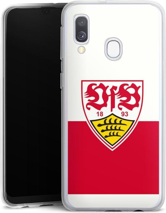 DeinDesign Silikon Hlle fr Samsung Galaxy A40 Handyhlle Case Smartphone  Schutzhlle Logo Offizielles
