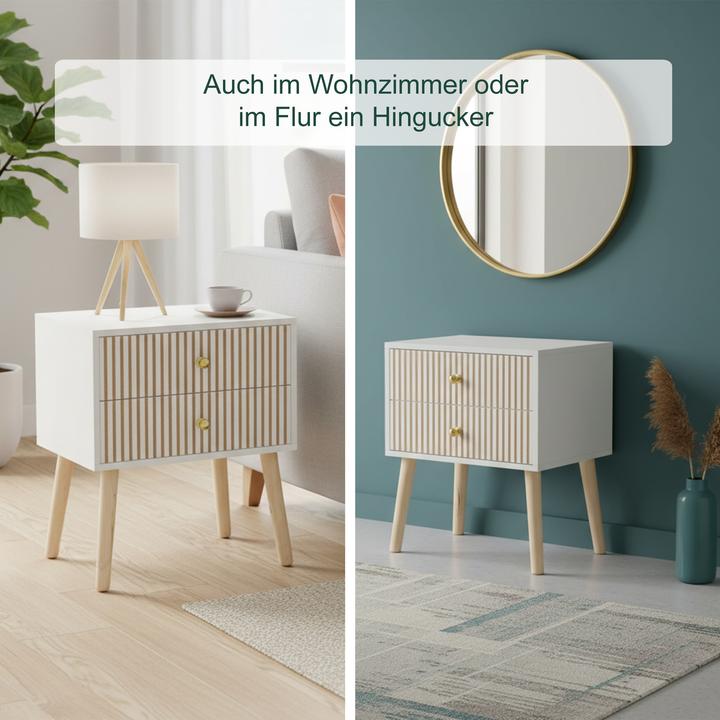 Actual product image Relaxdays nightstand (40 x 30 x 47 cm)