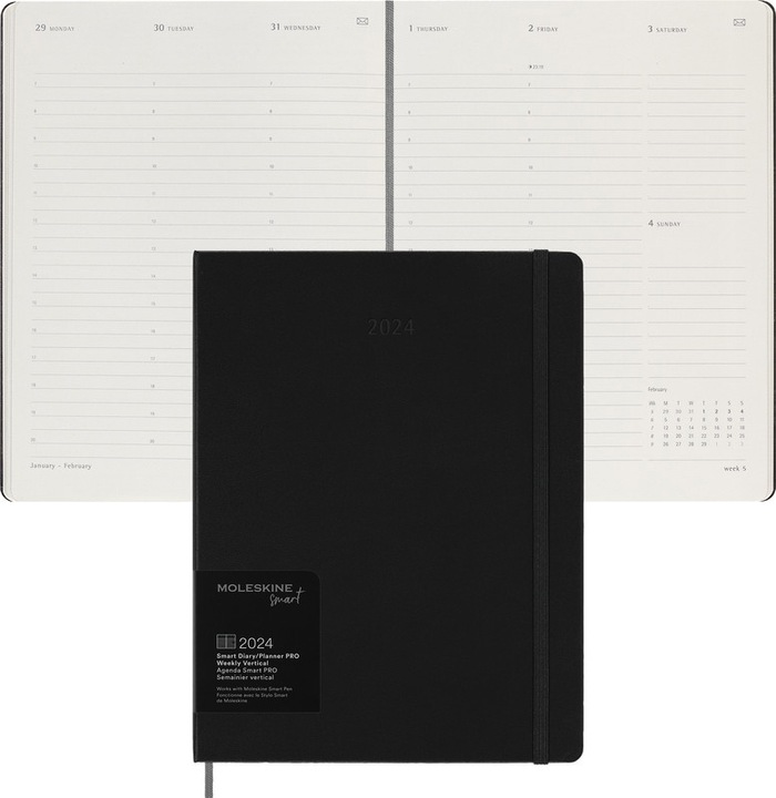 Produktbild Moleskine Smart Pro (19 x 25 cm, Harter Einband, Englisch)
