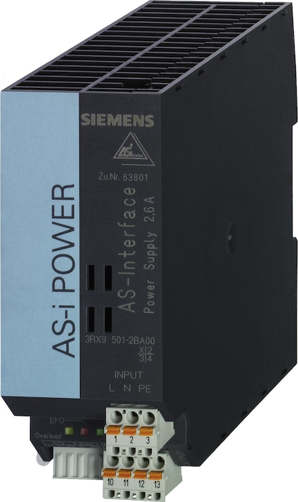 Produktbild Siemens ASI Power 2.6A max. IP20 Netzteil in