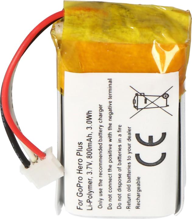Image du produit AccuCell Akku GoPro CHDHA-301, Hero +, Hero HWBL1, Hero Plus Akku PR-062334