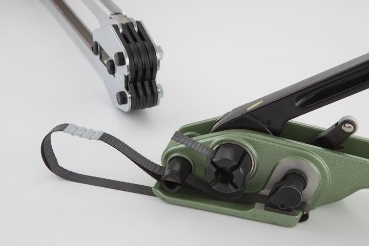 Produktbild Zaruba Packset kompl. Spanner, Abrollwagen, Verschlusshülsen, Polypropylenband schwarz (1)