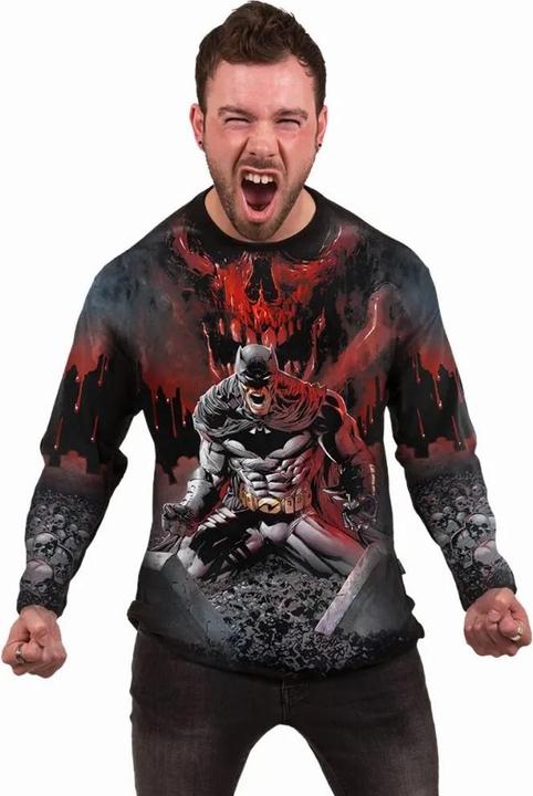 Produktbild Batman Asylum Wrap TShirt Langärmlig (S)