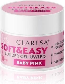 Produktbild Claresa Builder Gel Soft & Easy Baby Rosa 12g (Nagellacktrockner, baby pink)