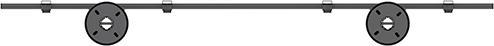 Actual product image Multibrackets Displayhalterung, 65 Zoll, Schwarz, Stahl und (Mounting- / Adapterplates)
