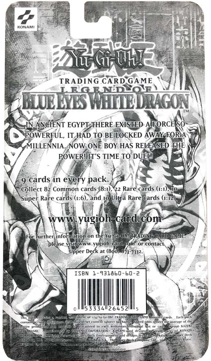 Immagine prodotto Yu-Gi-Oh Leggenda degli Occhi Blu Drago Bianco Blister (sigillato) -! - IT (Inglese, Confezione in blister)