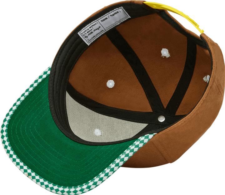 Actual product image Hello Hossy Chessy Green Cap - Green / Brown (44 - 48, 52 - 56, 48 - 52)