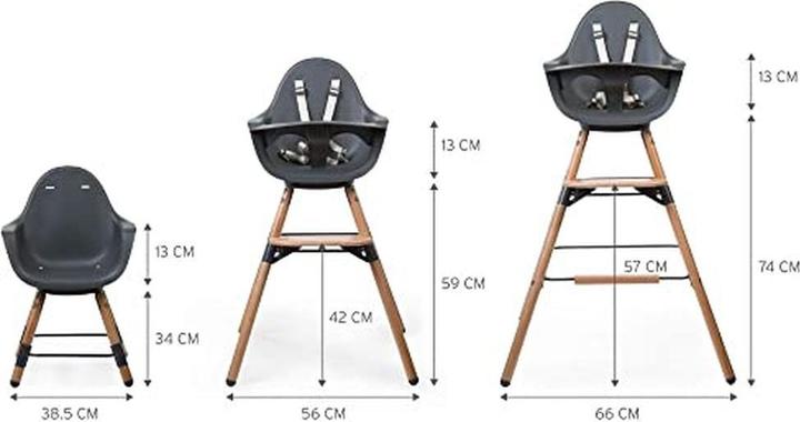 Actual product image Childhome Evolu 2 (Highchair)