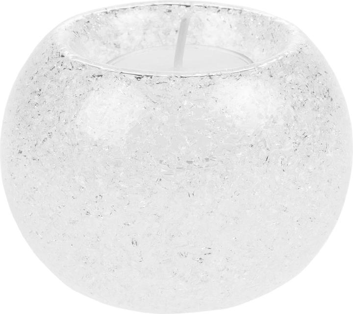 Glasi Hergiswil Kerzenhalter Eis-Kugel 1 Stück, Transparent