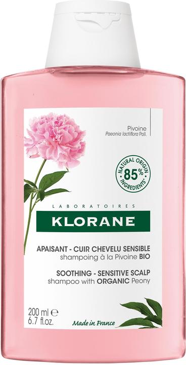 Produktbild Klorane Beruhigendes Shampoo mit BIO-Pfingstrose (200 ml, Flüssiges Shampoo)