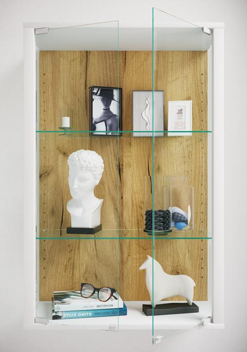 Actual product image VCM Wandvitrine Hängevitrine Glas Udina M (60 x 25 x 80 cm)
