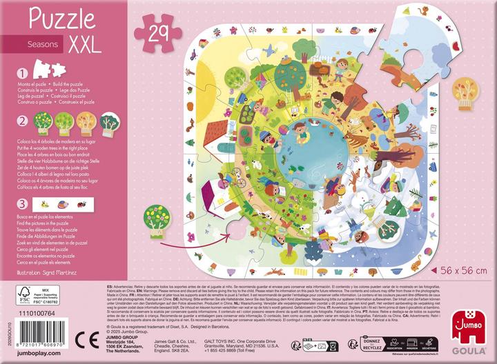 Produktbild Jumbo Puzzle XXL Seasons (30 Teile)