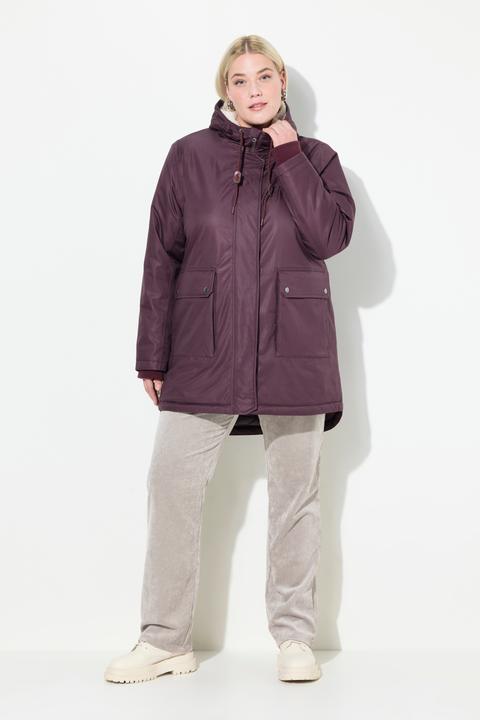 Produktbild Ulla Popken HYPRAR Funktions-Steppjacke, wasserdicht, Teddyfleece (46, 48)