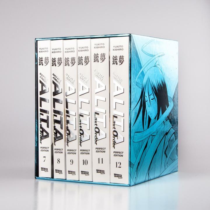 Produktbild Battle Angel Alita - Last Order - Perfect Edition 7-12 im Schuber mit Extra (Deutsch, Yukito Kishiro, 2021)