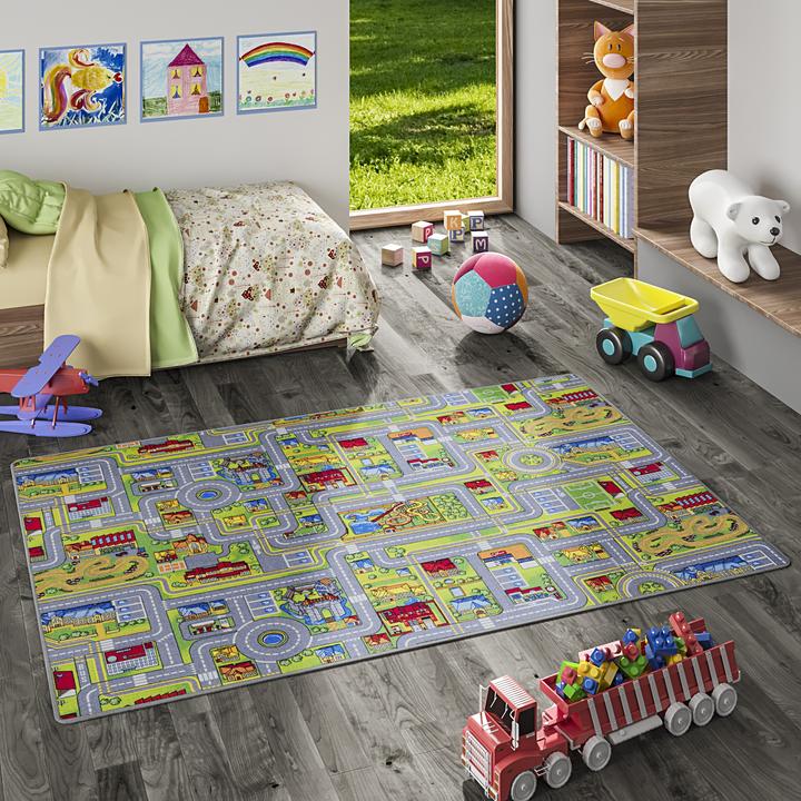 Immagine prodotto Snapstyle Kinder Spiel Strassenteppich (200x200 cm)