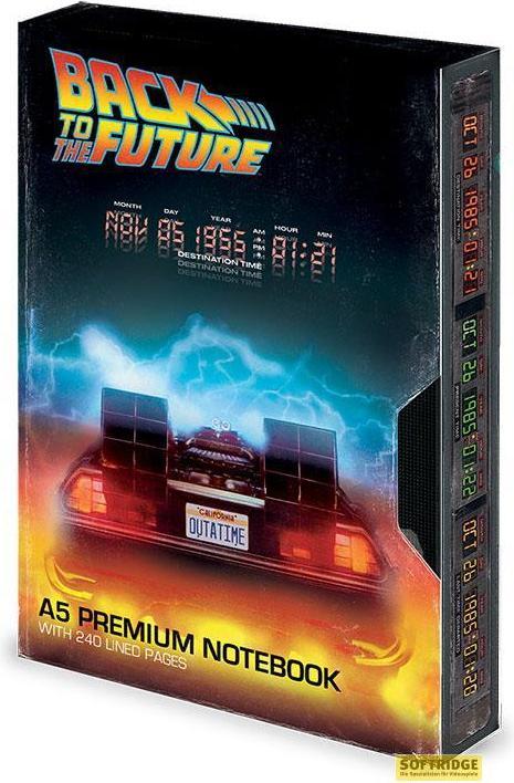 Actual product image Pyramid Back to the Future VHS - A5 notebook (A5, Lined)