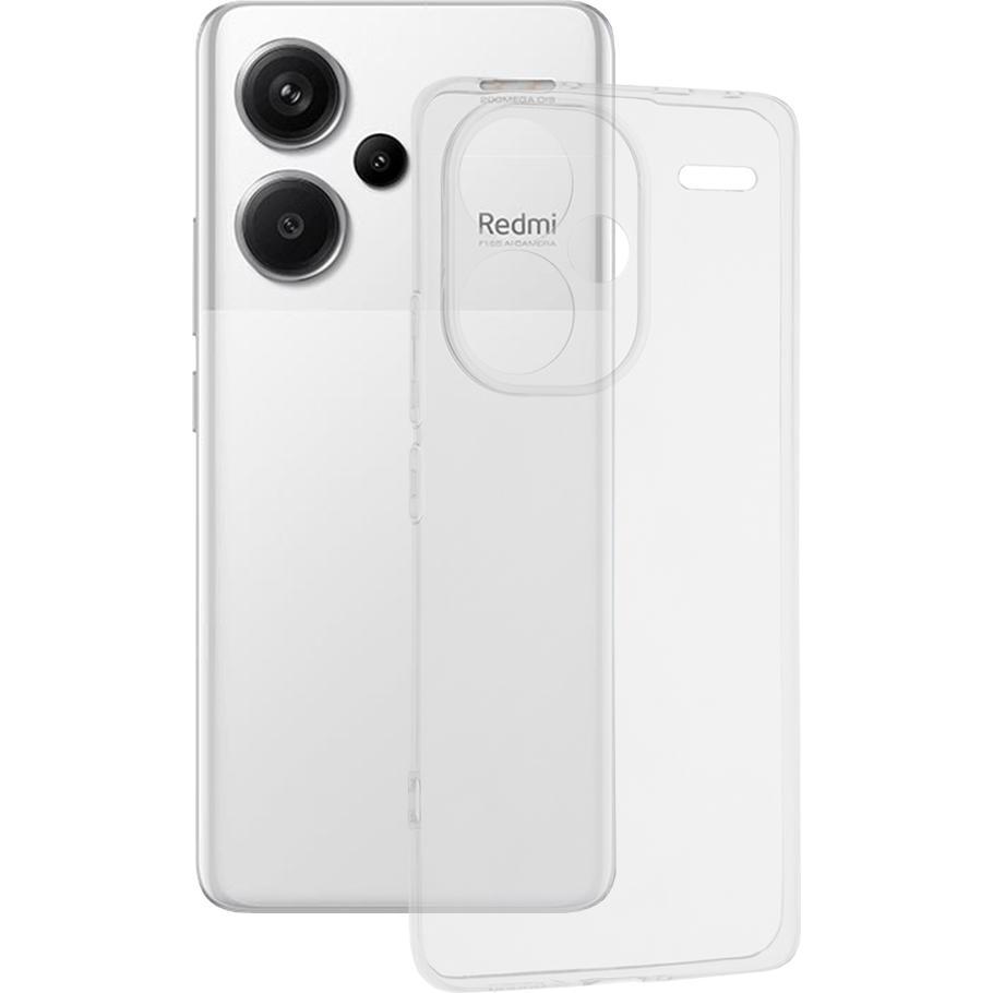 Techsuit - Clear Silicone - Xiaomi Redmi Note 13 Pro+ 5G - Transparent (Xiaomi Redmi Note 13 Pro 5G), Cover smartphone, Trasparente