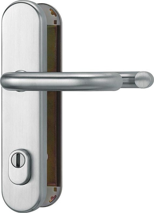 Produktbild Abus HLZS814 ER Schutzbeschlag rund DG, Edelstahl (Türgarnitur)