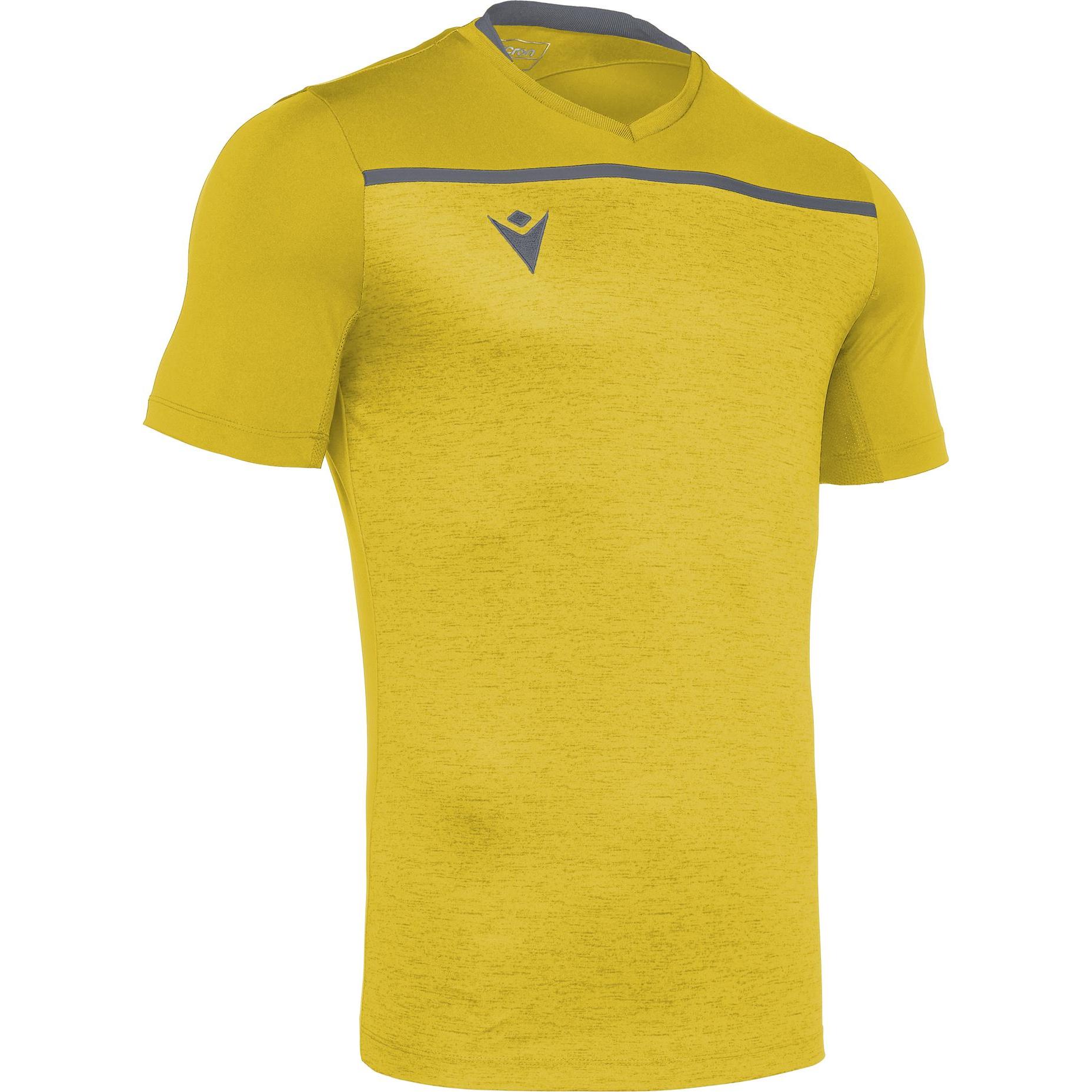 Macron, Herren, Sportshirt, jerey deneb (S), Gelb, Grau, S