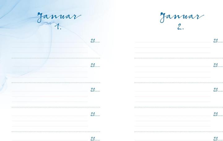 Image du produit Journal de bord de cinq ans - One Line a Day (A5, À rayures, Couverture rigide)