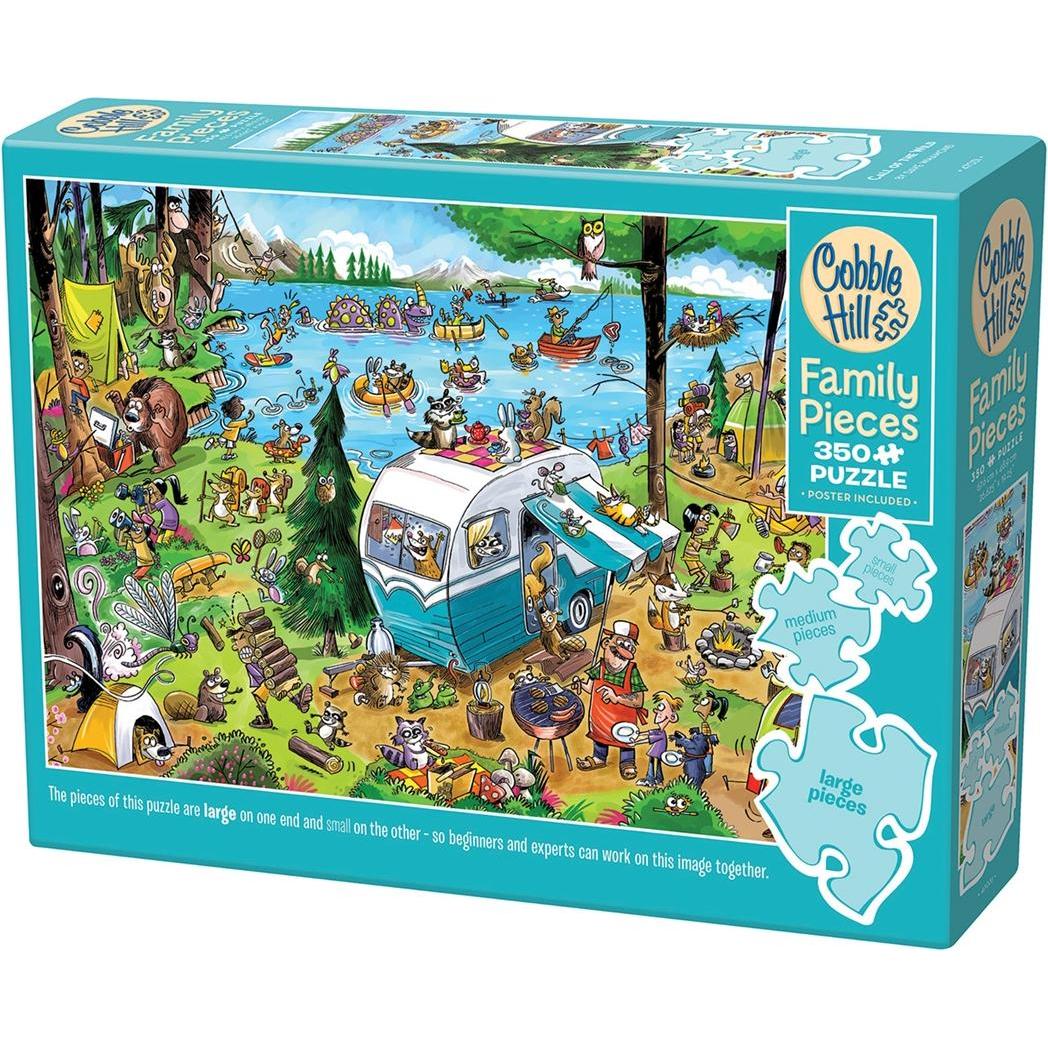 Cobble Hill Verrückter Campingausflug 350 Teile (350 Teile)