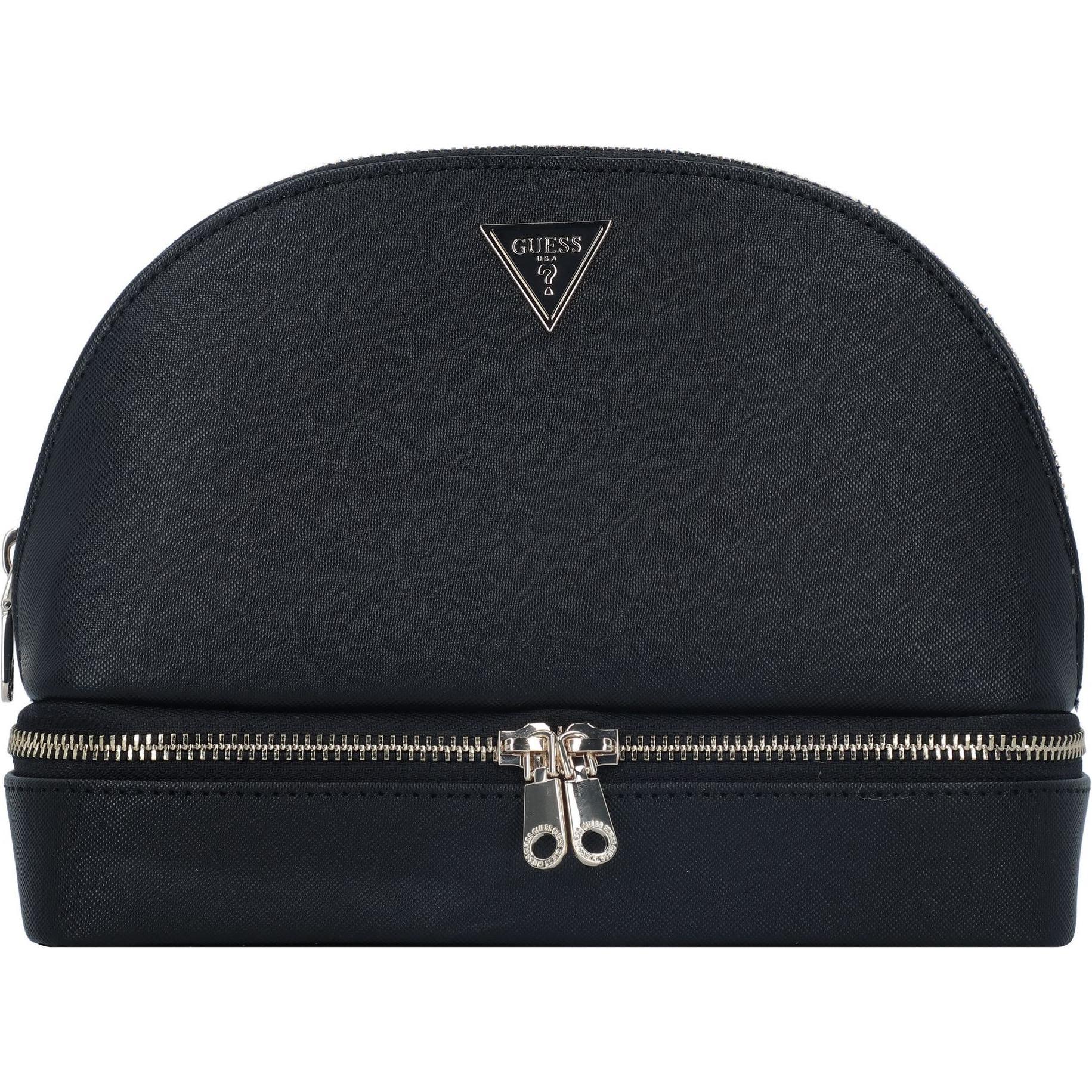 Guess, Necessaire, Large Kulturbeutel 23 cm, Schwarz, (3 l)