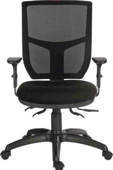 Actual product image RS PRO Black Fabric Typist Chair, 150kg Weight Cap (52 - 64 cm)