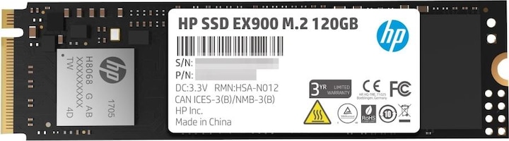 Produktbild HP EX900 (120 GB, M.2 2280)