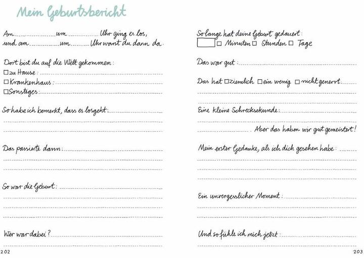 Produktbild Tagebuch - Meine Schwangerschaft