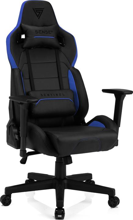 Sense Chaise de jeu Sense7 Sentinel Gaming Chair, Noir-bleu