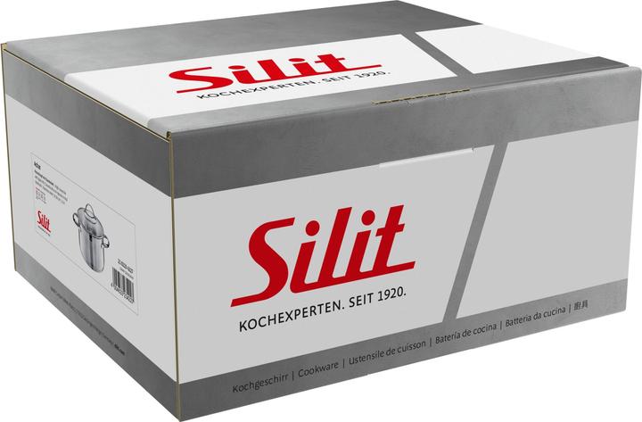 Actual product image Silit Kochtopf Fleischtopf Induktion 20cm Glasdeckel 3,3l Achat Edelstahl 18/10 (Casserole + Stewpot, Stainless steel)