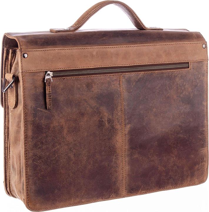 Actual product image Greenland Nature Montana briefcase leather 40 cm