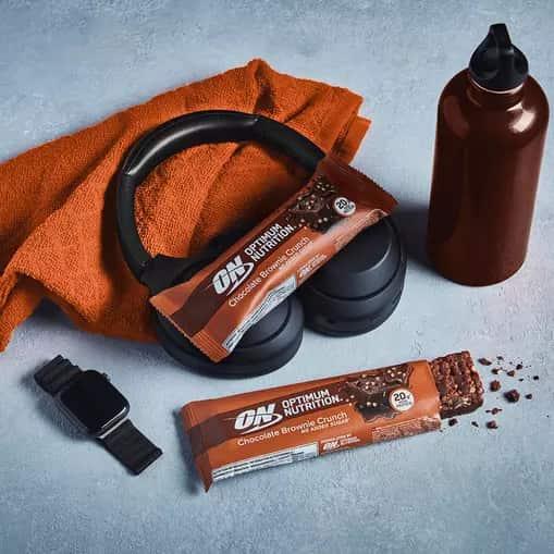 Image du produit Optimum Nutrition Crunch Bar (65G) (Brownie au chocolat, 1 pcs, 65 g)