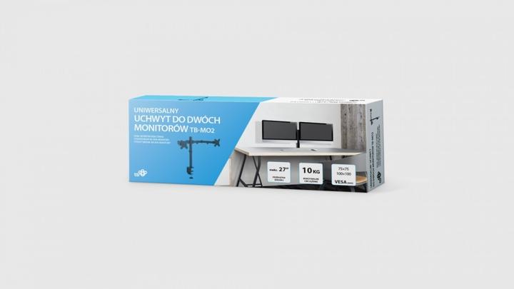 Actual product image Lenovo Dual TB-MO2 monitor mount 10 -27 10 kg VESA 100 (27", 10 kg)
