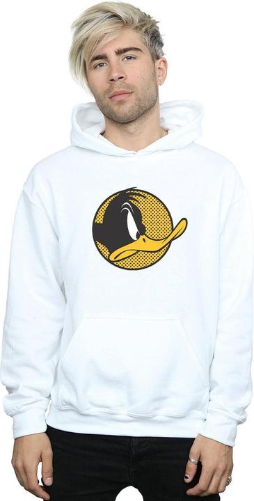 Immagine prodotto Looney Tunes Daffy Duck Dotted Profile Felpa con Cappuccio Uomo (XL)