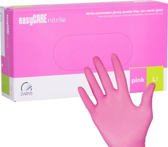 Produktbild Zarys Nitril Handschuhe Rosa (L)