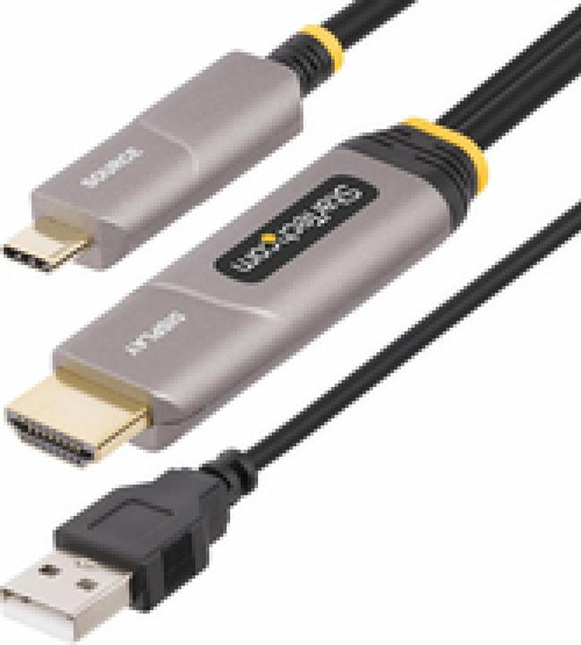 StarTech com 146B-USBC-HDMI4K-AOC, 15,2 m, USB Typ-C, HDMI Typ A (Standard), Männlich, Männlich, Ger (15.20 m, HDMI, 2.1)