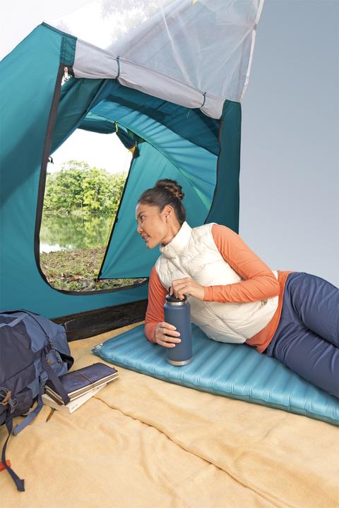 Actual product image Bestway TerrainPro™ self-inflating single sleeping pad for mummy sleeping bags 183 x 51 x 5.1 cm (183 cm)